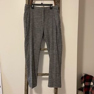 H&M Black/Gray Houndstooth Print Women’s Trousers
